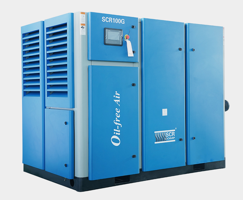 干式無(wú)油雙螺桿空氣壓縮機SCR100G